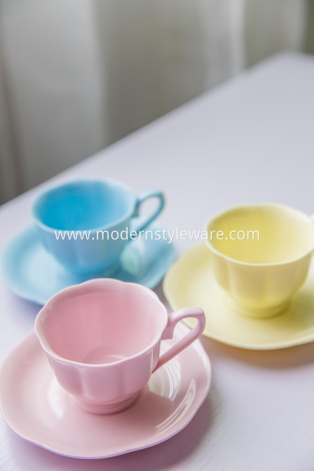 Porcelain Bulk Tea Cup And Saucer Sets